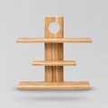 Organizador de Perfumes de Madera Maciza